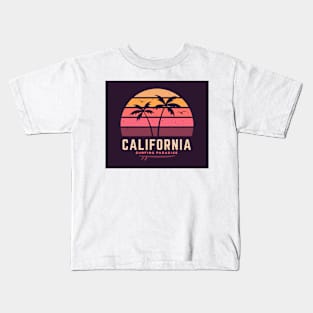 Beach California Kids T-Shirt